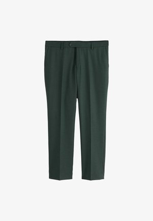 Next, TAILORED FIT FLANNEL SUIT TROUSERS - Suit trousers - green