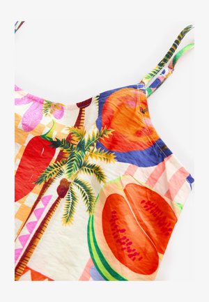 Next REGULAR FIT - MIDI SLIP SUMMER - Vestito casual - pink orange