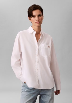 Calvin Klein Jeans RELAXED  - Πουκαμίσα με κουμπιά - brilliant white