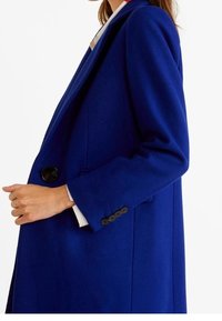 Mango Cappotto classico - neon blue