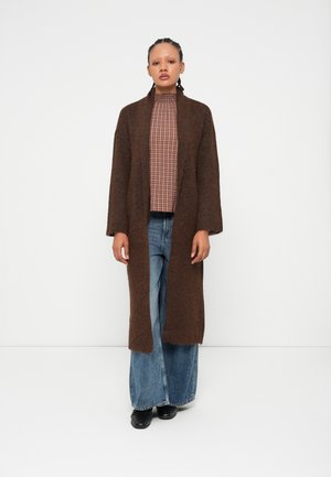 ONLAZU COATIGAN - Gilet - seal brown