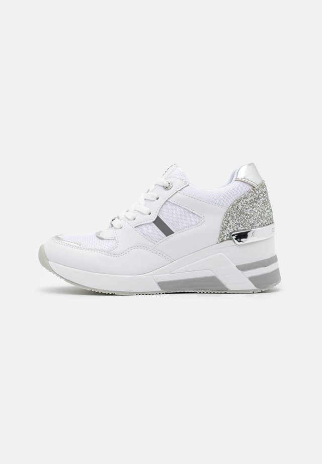 Sneaker high - white/silver