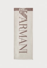 SCARF - Sjal - brown/white