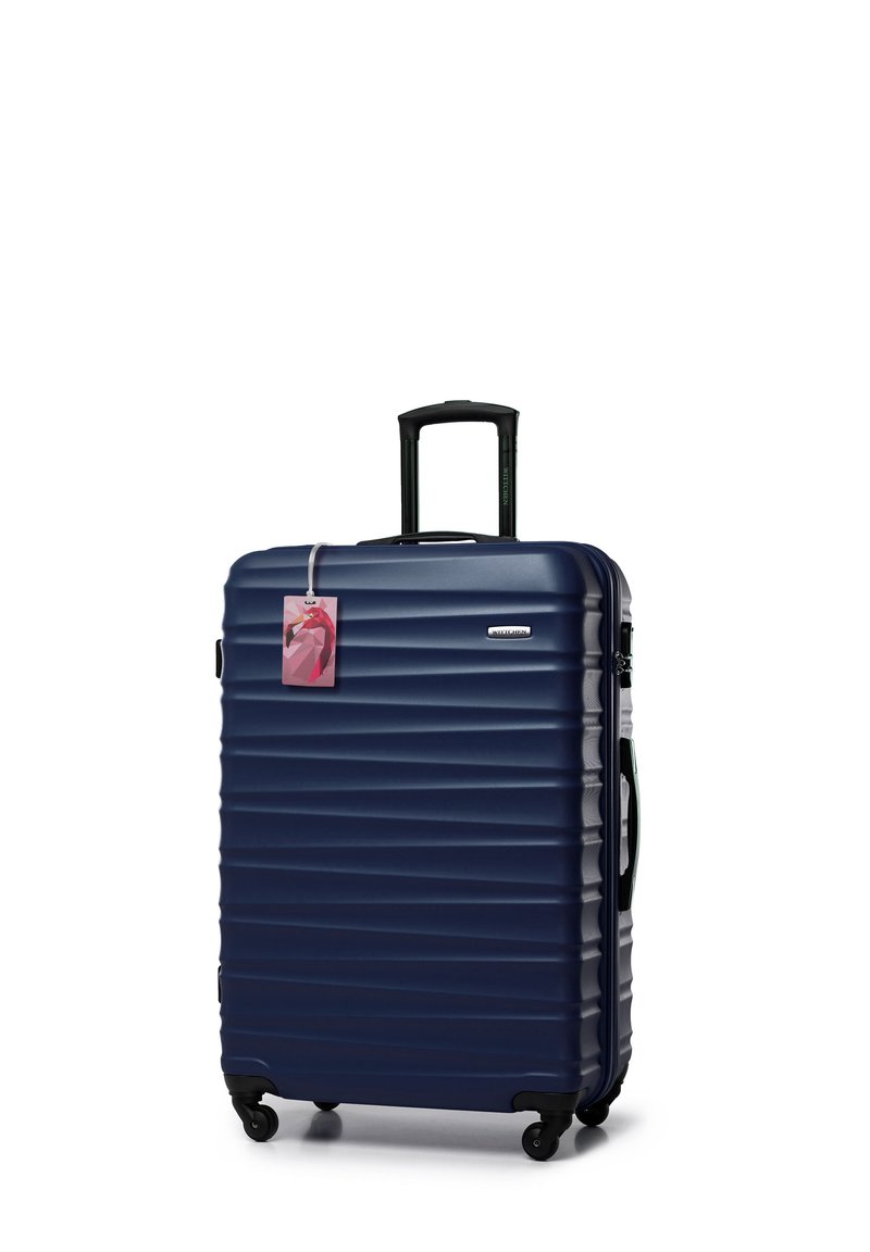 WITTCHEN LARGE SUITCASE WITH LUGGAGE TAG FROM ABS - Trolley - dark blue