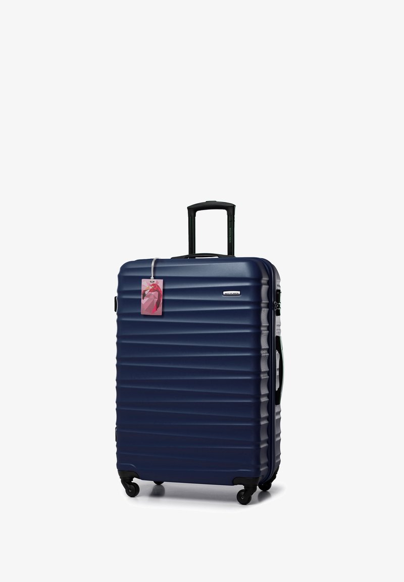 WITTCHEN LARGE SUITCASE WITH LUGGAGE TAG FROM ABS - Trolley - dark blue