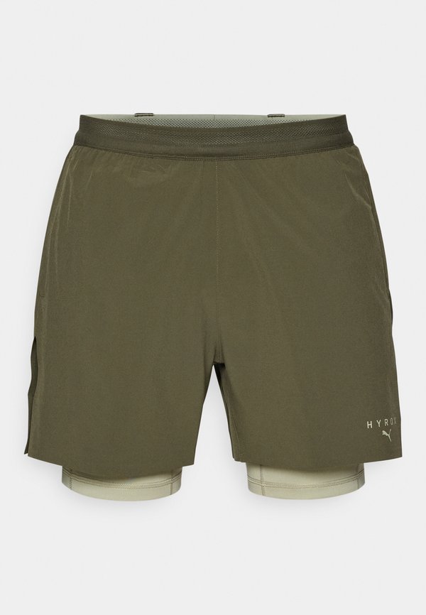 HYROX TRAIN SHORT - Sports shorts - dark olive3