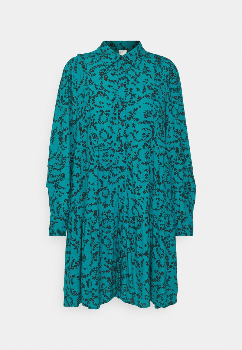 YAS Petite Blousejurk turquoise YAS Petite Blousejurk turquoise
