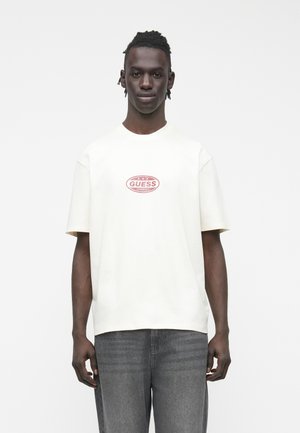 Guess Originals GO STRIKER TEE - Tričko s potlačou - sandy shore