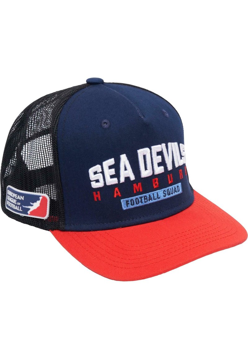 DEF EUROPEAN LEAGUE OF FOOTBALL - Cap - pageant blue tomato/mehrfarbig ...