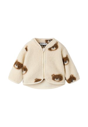 Name it, NBMORLAJ TEDDY NREG JACKET - Яке от полар - white