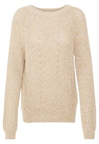 Object Trui - mottled beige