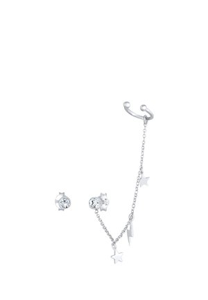 SPARKLING STAR ASTRO - MIT KRISTALLEN VON SWAROVSKI® - Øreringe - silberfarben