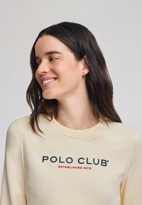 Polo Club CREWNECK MINIMAL TITLE - Sweater - ecru