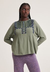 Odd Molly T-shirt à manches longues - hunter green