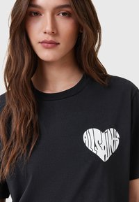 AllSaints POSTER BF TEE - Camiseta estampada - black