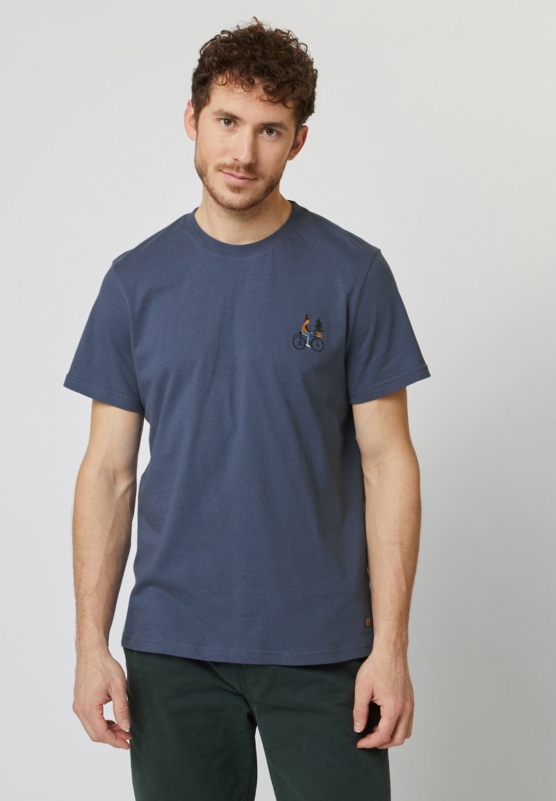 Faguo ARCY - Camiseta estampada - bleu