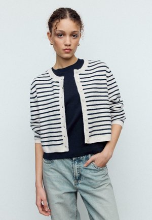 SOFT TOUCH - Strickjacke - dark blue