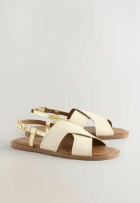Sandali - cream leather