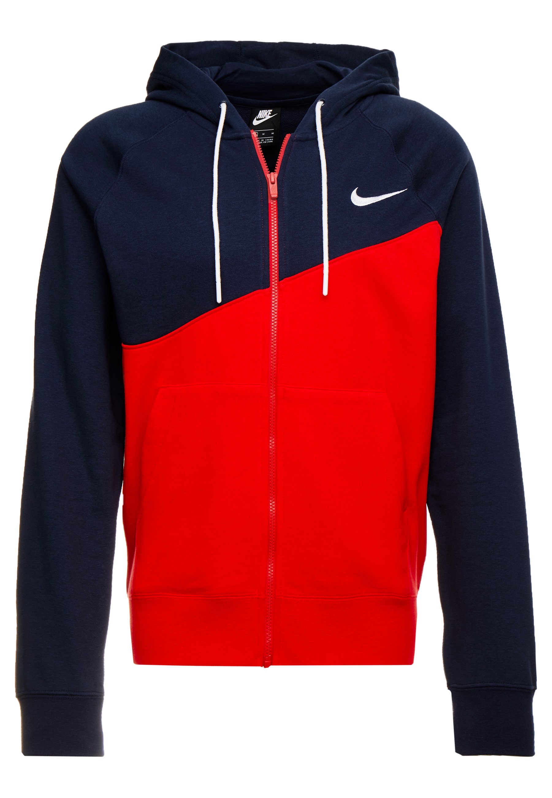 Nike Sportswear HOODIE Hettejakke university red Nike Sportswear Hettejakke - black/university red