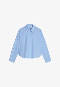 Selected, bright blue