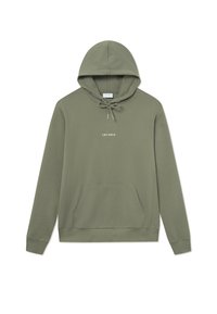 Les Deux - DEXTER HOODIE - Džemperis su gobtuvu - lichen green Miniatiūros vaizdas 1