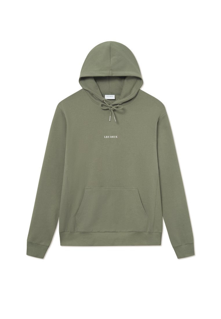 Les Deux - DEXTER HOODIE - Džemperis su gobtuvu - lichen green, Padidinti