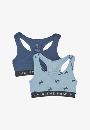 2-PACK - Steznik - ashley blue bow aop