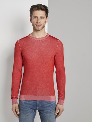 TOM TAILOR Strickpullover - grenadine red