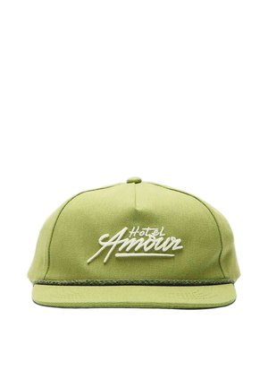 Selected SLHLAURITS AMOUR CAP UNISEX - Caps - calla green