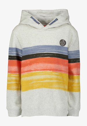 WITH ALLOVER PRINT - Hoodie - white melee