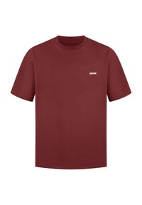 ILYAS - T-Shirt basic - bordeaux