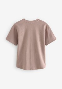 Next SHORT SLEEVE TEXTURED 3 PACK - T-shirts basic - ecru stone mauve