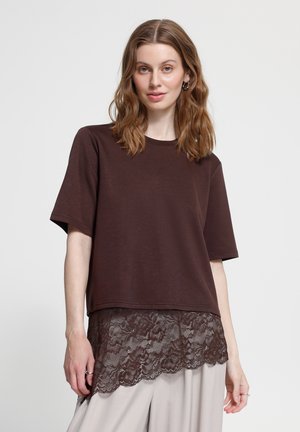 ICHI, IHKAIWA SS - T-shirt imprimé - chocolate torte