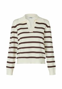 mbyM SIKA - Poloshirt - java sugar stripe