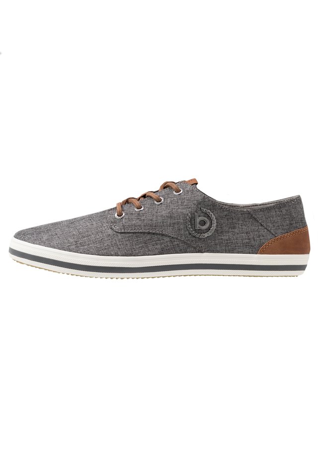 ALFA - Sneaker low - dark grey/cognac