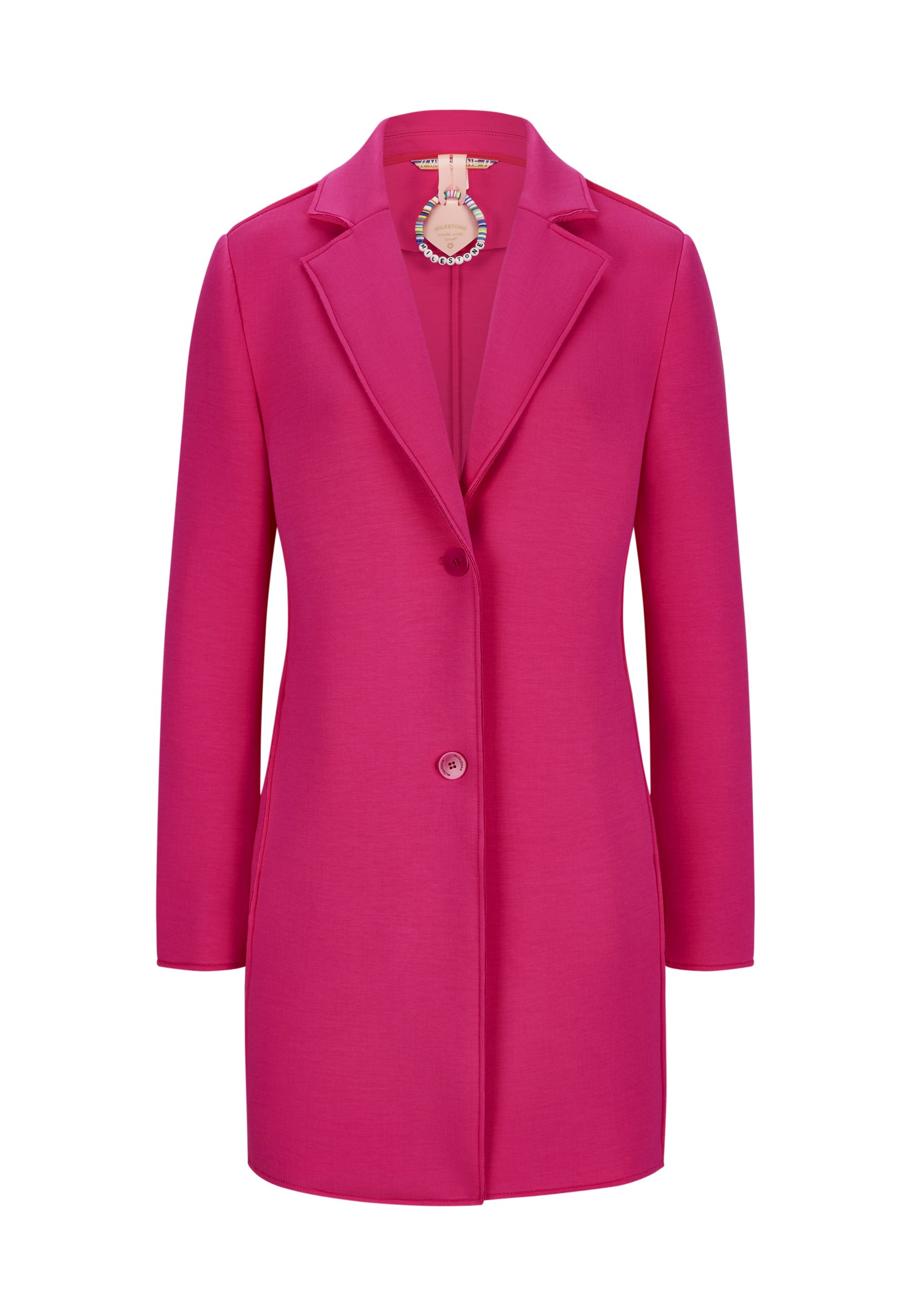 Pink Mantel Damen Altrosa Klassischer Mantel Rosa Wollmantel Only