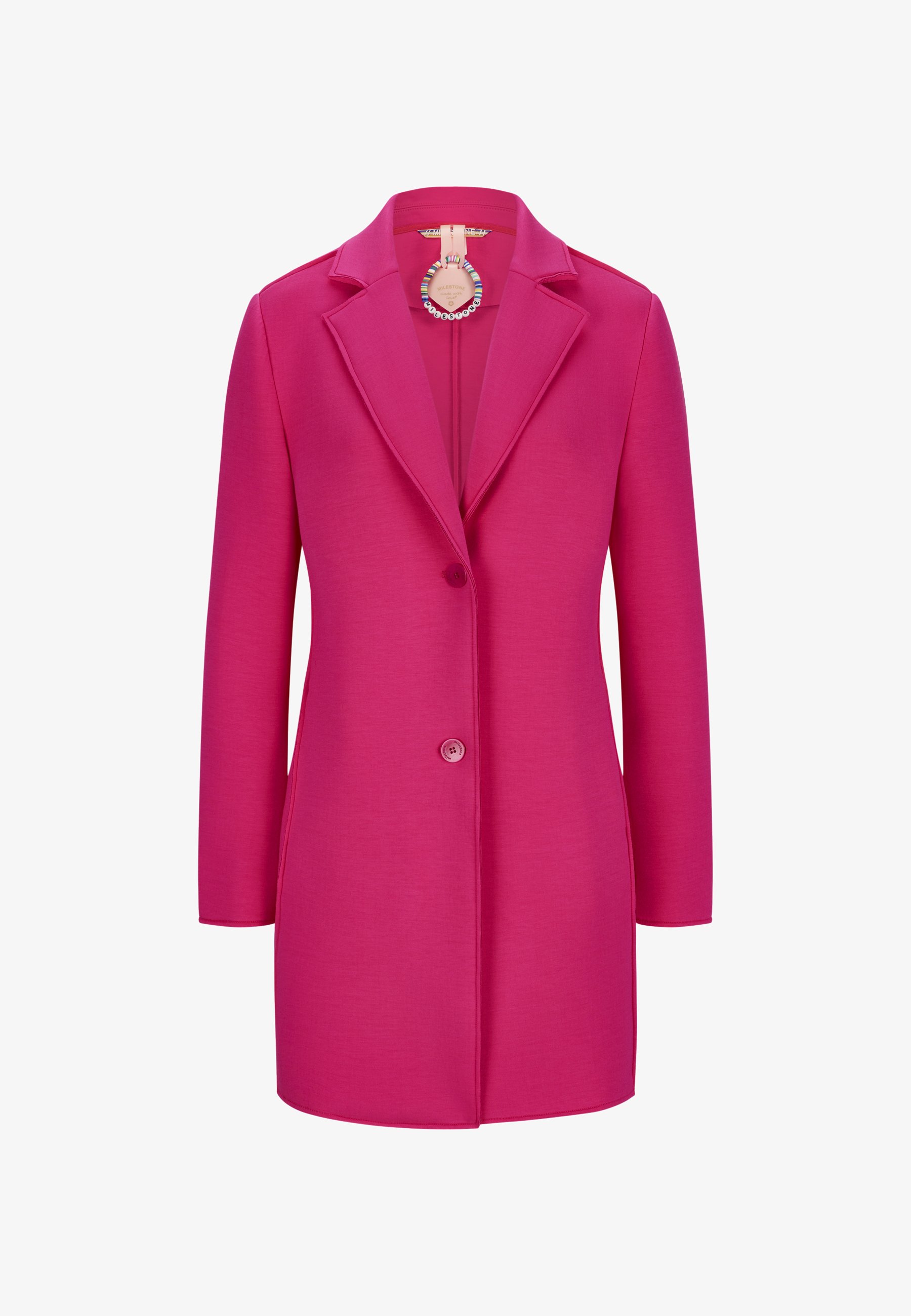 Pink Mantel Damen Altrosa Klassischer Mantel Rosa Wollmantel Only