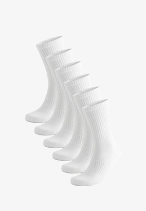 ESSENTIAL 6 PACK - REGULAR FIT - Socken - white