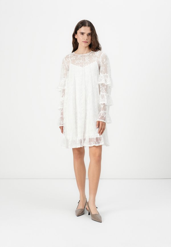 VMCELINE SHORT DRESS - Day dress - cloud dancer