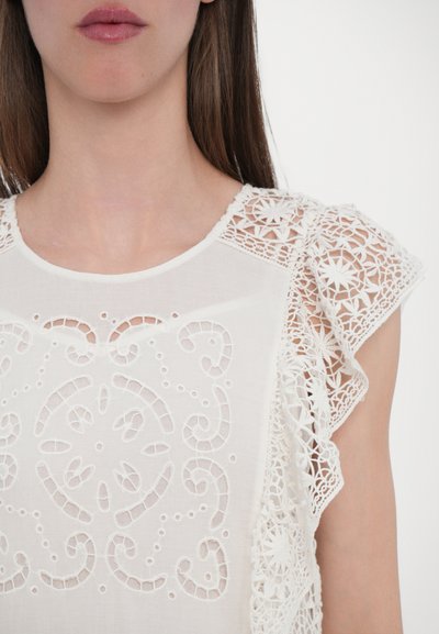 Sea DAHLIA EYELET MAXI DRESS - Velika haljina - pearl