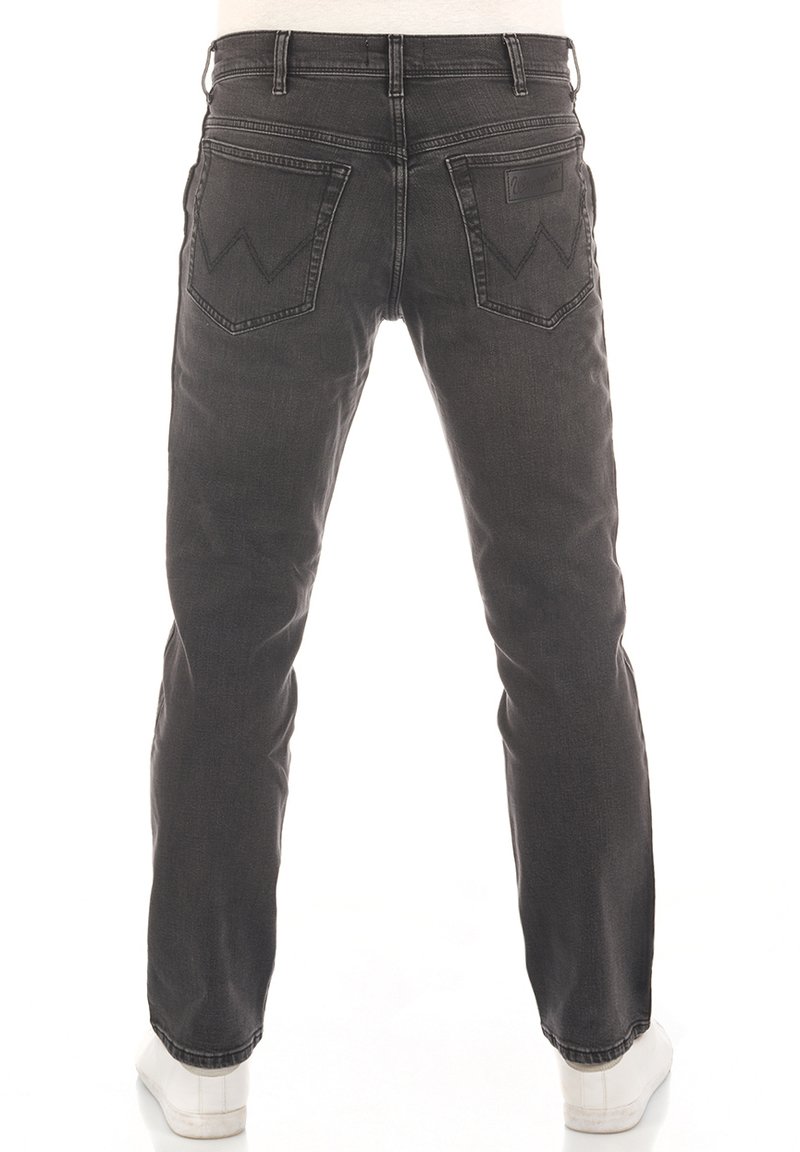 Herren Skinny Fit | Wrangler TEXAS STRETCH Jeans Straight Leg super grey/grey denim - NY41871 Herren Skinny Fit | Wrangler TEXAS STRETCH Jeans Straight Leg super grey/grey denim - NY41871