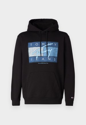 Tommy Jeans FLAG TWIST - Sweatshirt - black