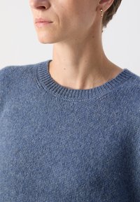 Marc O'Polo LONGSLEEVE ROUNDNECK - Pullover - hazy blue