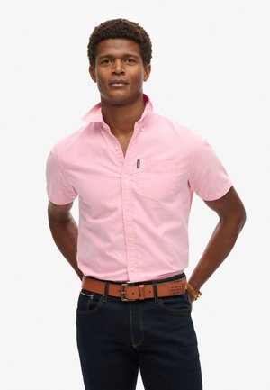 Superdry & Co OXFORD SHORT SLEEVE - Camisa - bright pink