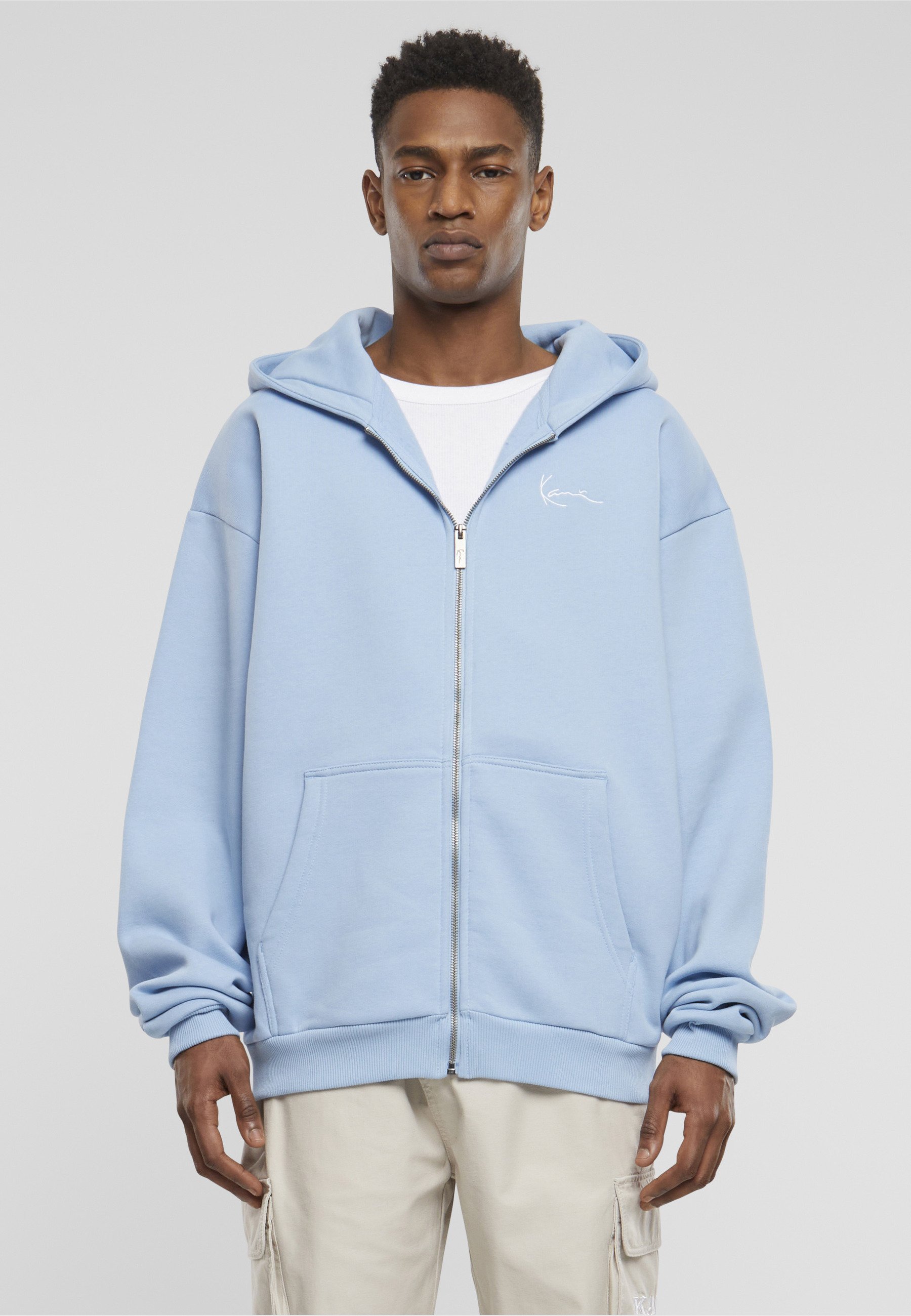 Karl Kani CHEST SIGNATURE ESSENTIAL ZIP HOODIE UNISEX - Zip-up
