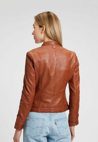 Mauritius MWJANKA - Lederjacke - cognac