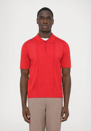 REMY STRUCTURE ZIP  - Πόλο - barbados cherry