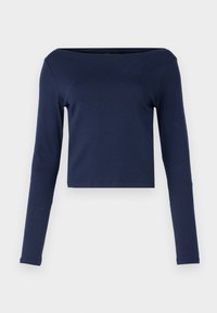 PCMINNA BOAT NECK - T-shirt à manches longues - maritime blue