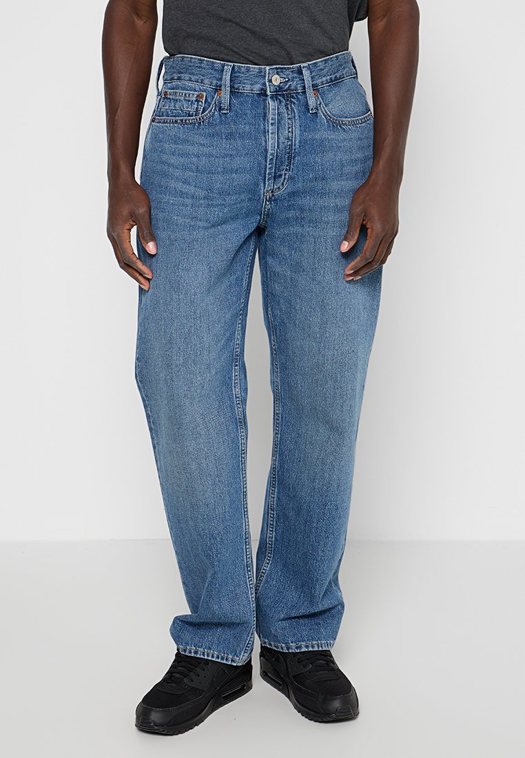 Denham Relaxed fit jeans blauw