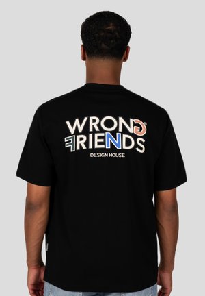 BROOKS - Print T-shirt - black